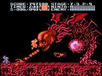 une photo d'Ã©cran de Shadow Warriors 2 sur Nintendo Nes